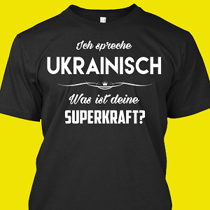 t shirt Ukrainisch klein